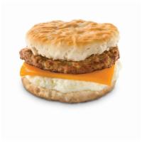 Sausage, Egg, Cheese Biscuit Sandwich · 