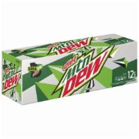Diet Mountain Dew 12 Oz 12 Pack Cans · 