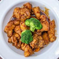 Orange Chicken · Spicy. Deep-fried chicken chunks and broccoli with a special sauce spicy. Spicy.