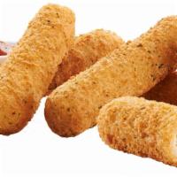 Mozzarella Sticks · Breaded, fried golden brown and served with marinara sauce. 563 cal.