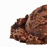 Lava Cake Frozen Custard Pints · A pint of decadent chocolate frozen custard swirled with dark chocolate cake batter and choc...