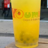 Frozen Lemonades · Frozen lemonade. Includes your choice of syrups and boba.