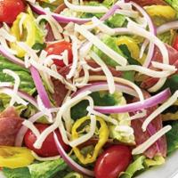 Small - Antipasto · Romaine lettuce, red onions, hot peppers, salami, tomatoes our special blend of three cheese...