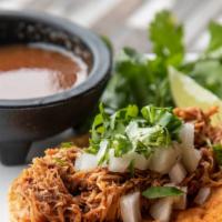 Chipotle Chicken Taco · Comes with onion and cilantro. Choose corn or flour tortilla. Make it a supreme for an addit...