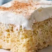 Tres Leches · A popular Latin American Cake made of Vanilla cake, dipped in three types of lightly sweeten...