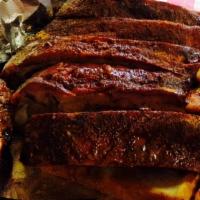 Slab Ribs (Half) · Half Slab Hickory Smoked Pork Spare Ribs