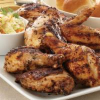 Grilled Chicken Meal (8 Ct) · 8 pieces of mixed dark and white meat grilled chicken and your choice of two 15-16 oz. side ...