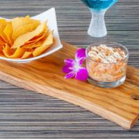 Spicy Tuna Dip - Otg · Spicy tuna and pico de gallo mixed with creamy wasabi, spicy mayo and citrus mayo, served wi...