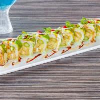 Midori Roll - Otg · Lightly battered Asian sweet potato, asparagus and tempura crunch, wrapped in soy paper and ...