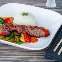 Teriyaki Entrée - Otg · A complete meal from our most popular Entrée item. Your choice of Chicken, Beef  (+$2) serve...