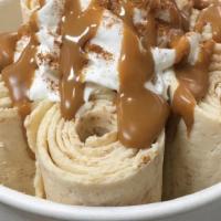 Cookie Monster · Vanilla Base,	
	
Mixed Ins:
Biscoff Cookie/
Cookie Butter,	
	
	
Toppings	:
Whipped Cream	/
B...