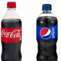 16Oz Soda Bottle · Pepsi, coke, Fanta, mtn dew, and sprit.