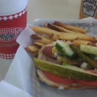 Hot Dog & Fries (Plain) · 