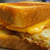 Breakfast Sandwich · Toasted egg sandwich – 2 eggs over easy with cheese on Texas toast