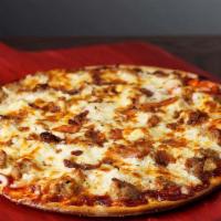 Bbq Special Pizza · BBQ Sauce, Pizza Cheese, Bacon, Italian Sausage and Onions.