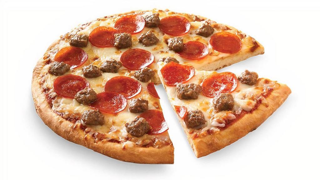 Regular Crust Cheese Mountain Pizza (Baked) · This is a hot food item. If a refrigerated pizza is requested, please indicate in the special instructions.