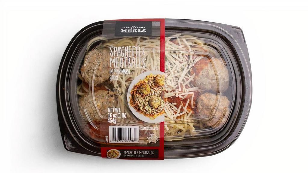Spaghetti & Meatballs Take Home Meal · Spaghetti & Meatballs in Marinara Sauce Take Home Meal