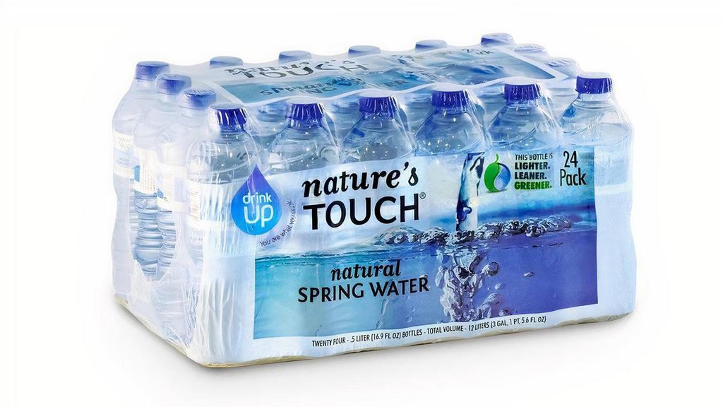 Nature'S Touch Water, 24Pk · 24-pack of 16.9oz Nature's Touch water bottles