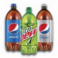 Pepsi Products, 2-Liter · Choose between Pepsi, Diet Pepsi, Mtn Dew, and Diet Mtn Dew