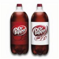 Pepper Products, 2-Liter · Choose between Dr. Pepper and Diet Dr. Pepper