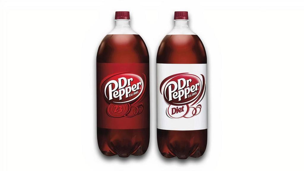 Pepper Products, 2-Liter · Choose between Dr. Pepper and Diet Dr. Pepper