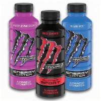 Monster Hydro · Choose between a variety of Monster Hydro Energy Water