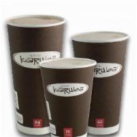 Cappuccino · Choose between three sizes and six flavors