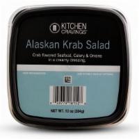 Alaskan Krab Salad 10Oz · Crab flavored Seafood, Celery and Onions in a creamy dressing