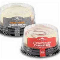 Chuckanut Cheesecake · Choose between Original and Strawberry