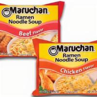 Ramen Noodles · Choose between Beef and Chicken flavors