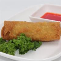 Chicken Egg Roll · Filled with chicken & vegetables, served with sweet & sour sauce.