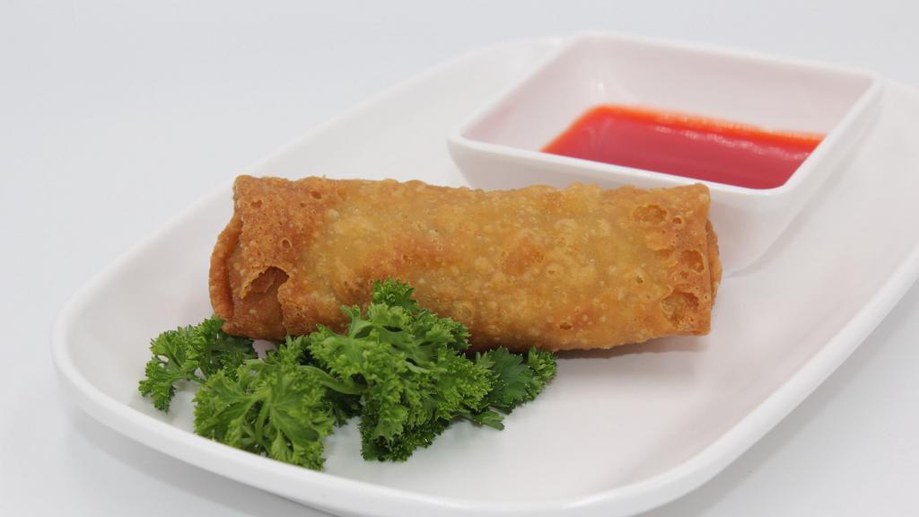Chicken Egg Roll · Filled with chicken & vegetables, served with sweet & sour sauce.