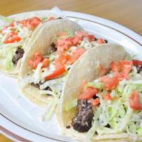 Taco Plate · (Served w/ Rice & Beans) - (3) Beef, Chicken or Steak
