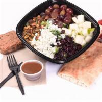 Salad Box Lunch 2 · Choose any Cosi salad, fresh fruit salad and brownie or cookie.