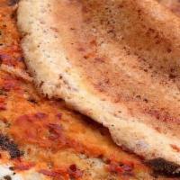 Khaara Dosa · Rice pancake (with spices layered on top) originating from South India, made from a fermente...