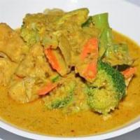Malai Curry · Choose from boneless Chicken or Paneer cooked with mild spices and cream