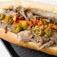 Homemade Italian Beef · Made fresh daily in our kitchen served on French bread.