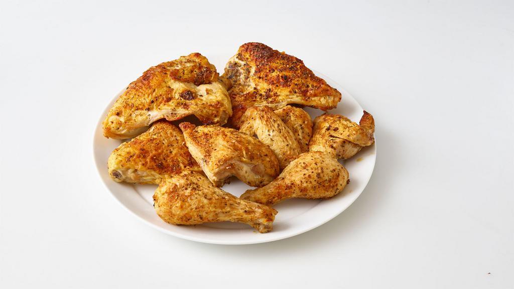 8-Piece Chicken · 2 breasts, 2 legs, 2 wings, and 2 thighs.