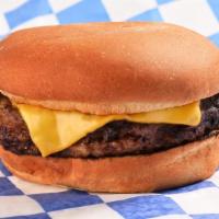 Cheeseburger · Corn Dusted Kaiser Bun, Beef Patty and Cheese