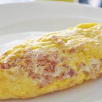 Ham & Cheese · Smoked ham or sausage smothered with cheese.
