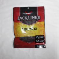 Jack Link'S Teriyaki Jerky 3.25 Oz · Savory beef jerky marinated in teriyaki sauce with tastes of onion, garlic, and soy.