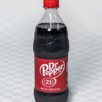 Dr Pepper 20 Oz · Blend of 23 flavors married together to form a perfectly refreshing soda.