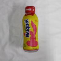 Nesquik Low Fat Strawberry Milk 14 Oz · Delicious and Convenient Ready to Drink Strawberry Milk in a Resealable Bottle, Good Source ...
