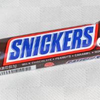 Snickers Bar 1.86 Oz · Add some peanut power and chocolatey goodness to your day!