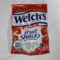 Welch'S Strawberry Fruit Snacks 5 Oz · Welch’s® Fruit Snacks are made with Real Fruit and feature an excellent source of Vitamins A...