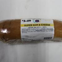 Super Ham & Cheese 7.15Oz · Consists of sub bun ham and  American cheese.
