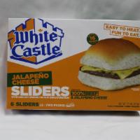 White Castle Jalapeno Cheeseburgers 11 Oz · White Castle 100% Beef Jalapeno Cheeseburgers, The Original Slider, 6ct., 3-2 packs