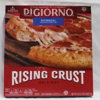 Digiorno Pepperoni Pizza (27.5 Oz) · DIGIORNO Pepperoni Frozen Pizza on a Rising Crust features a classic pizza topping combinati...