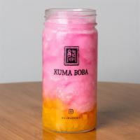 Pink Lemonade Slush · Lemonade blended with our butterfly pea extract.