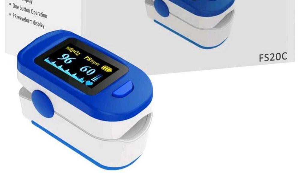 Pulse Oximeter · The pulse oximeter measures blood oxygen saturation levels as well as monitoring pulse rates. There is an easy to read pr waveform display and easy to use one-button operation. It also features a high-brightness OLED display with a low battery indicator and automatic power-off technology to save the battery.